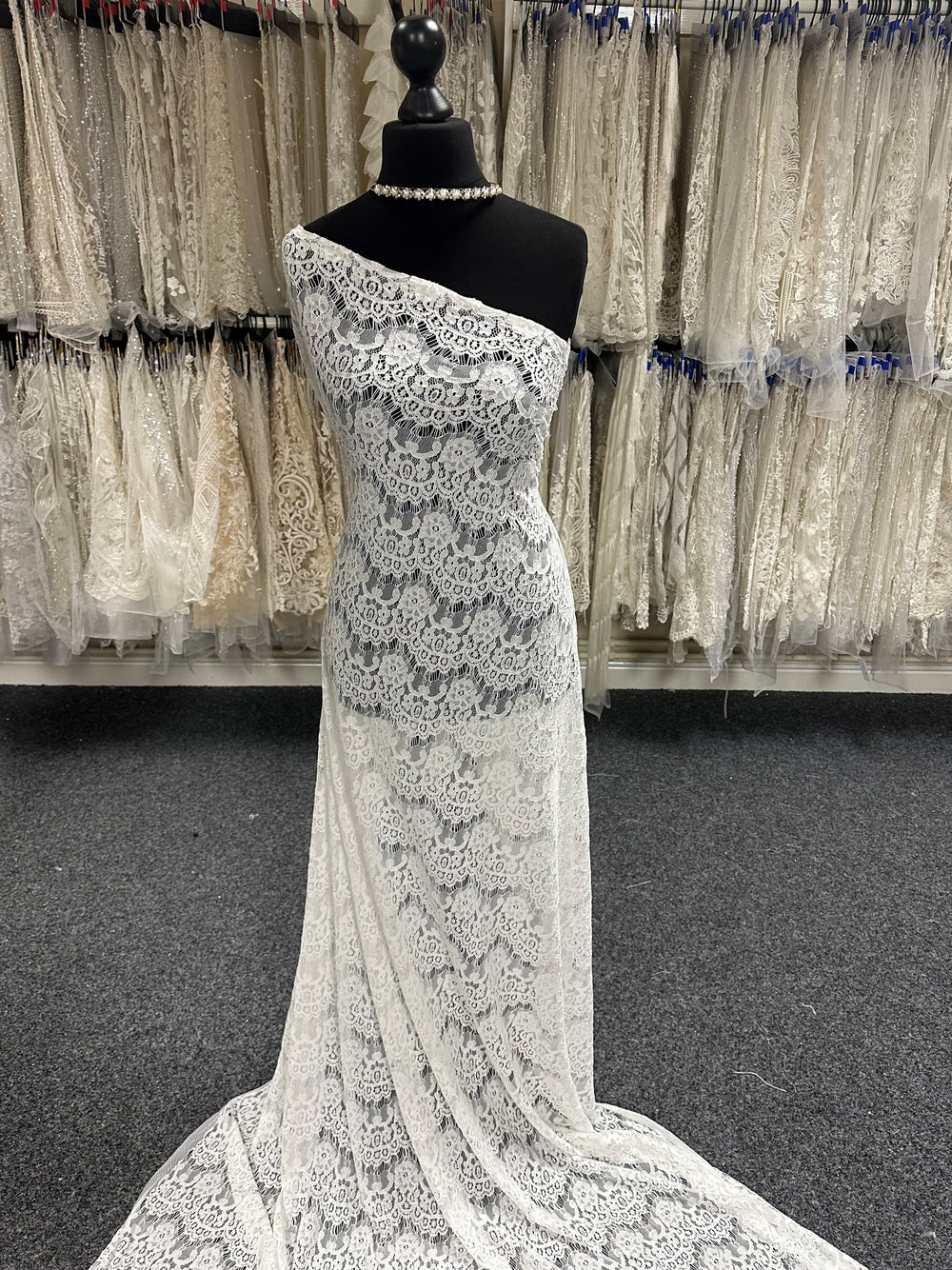 Ivory Corded Lace Leah