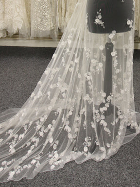 Ivory Beaded Lace - Lavanya