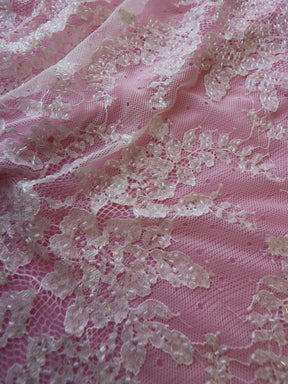 Ivory Beaded Lace - Manny
