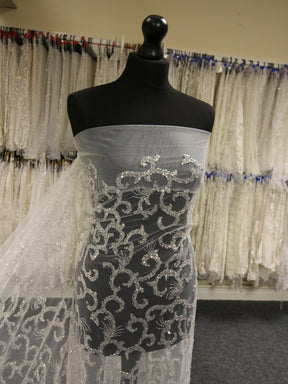 Ivory Sequin Lace - Paradeena