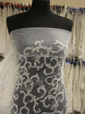 Ivory Sequin Lace - Paradeena