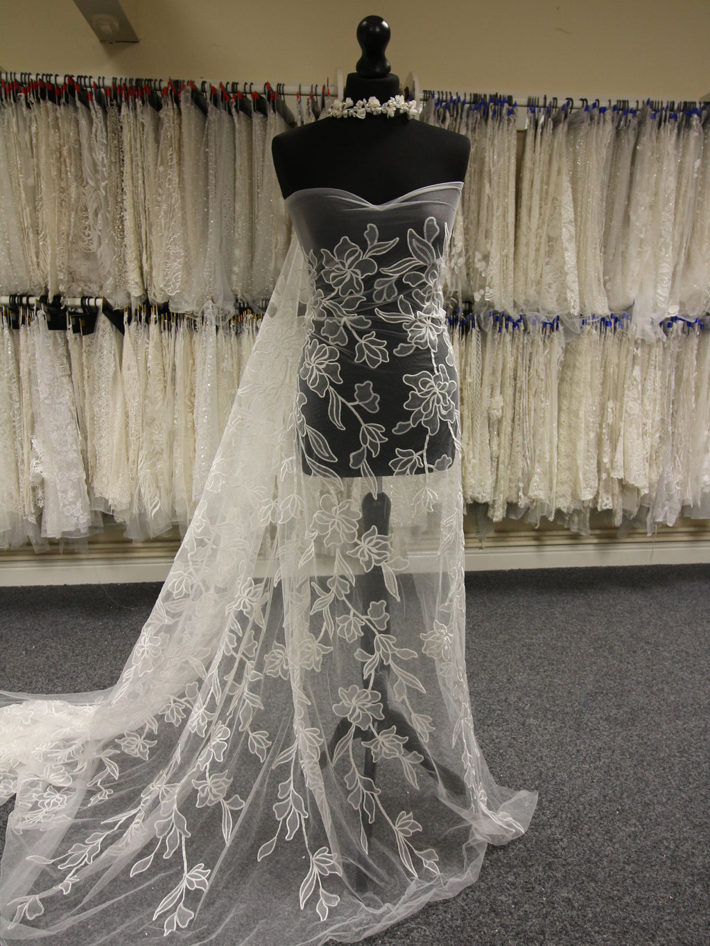 parker white lace dress Parker Gown: Airy Column Silhouette with Romantic Embellishments