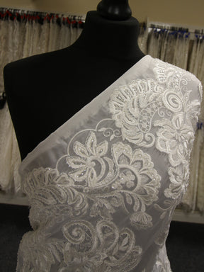 Ivory Chiffon Lace - Passion