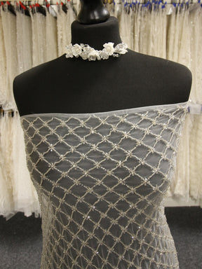 Ivory Hand Beaded Lace - Patience
