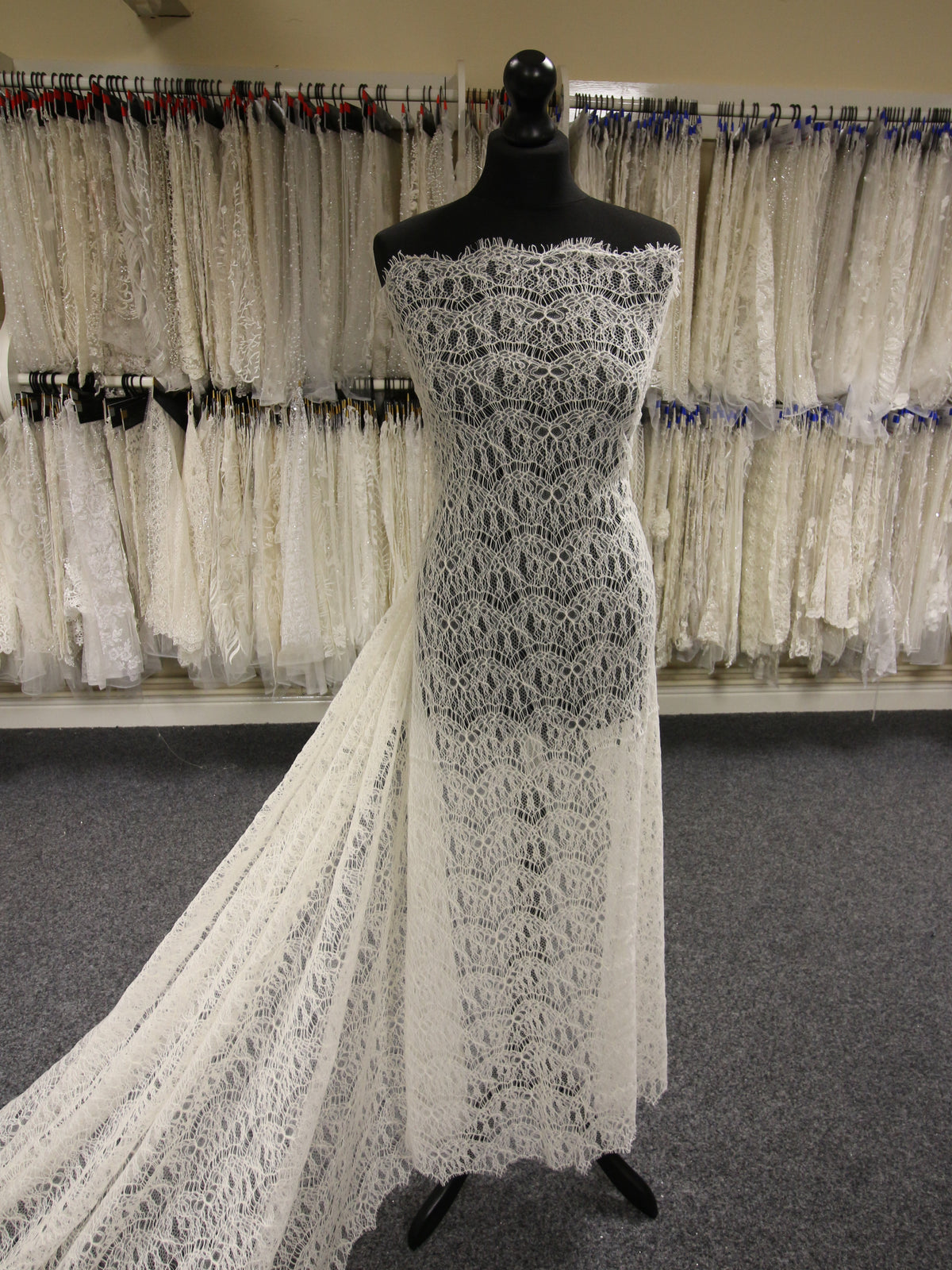 Geometric Lace : Contemporary Wedding Dress - Bridal Fabrics