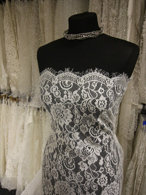 Ivory Raschel Lace - Tearra