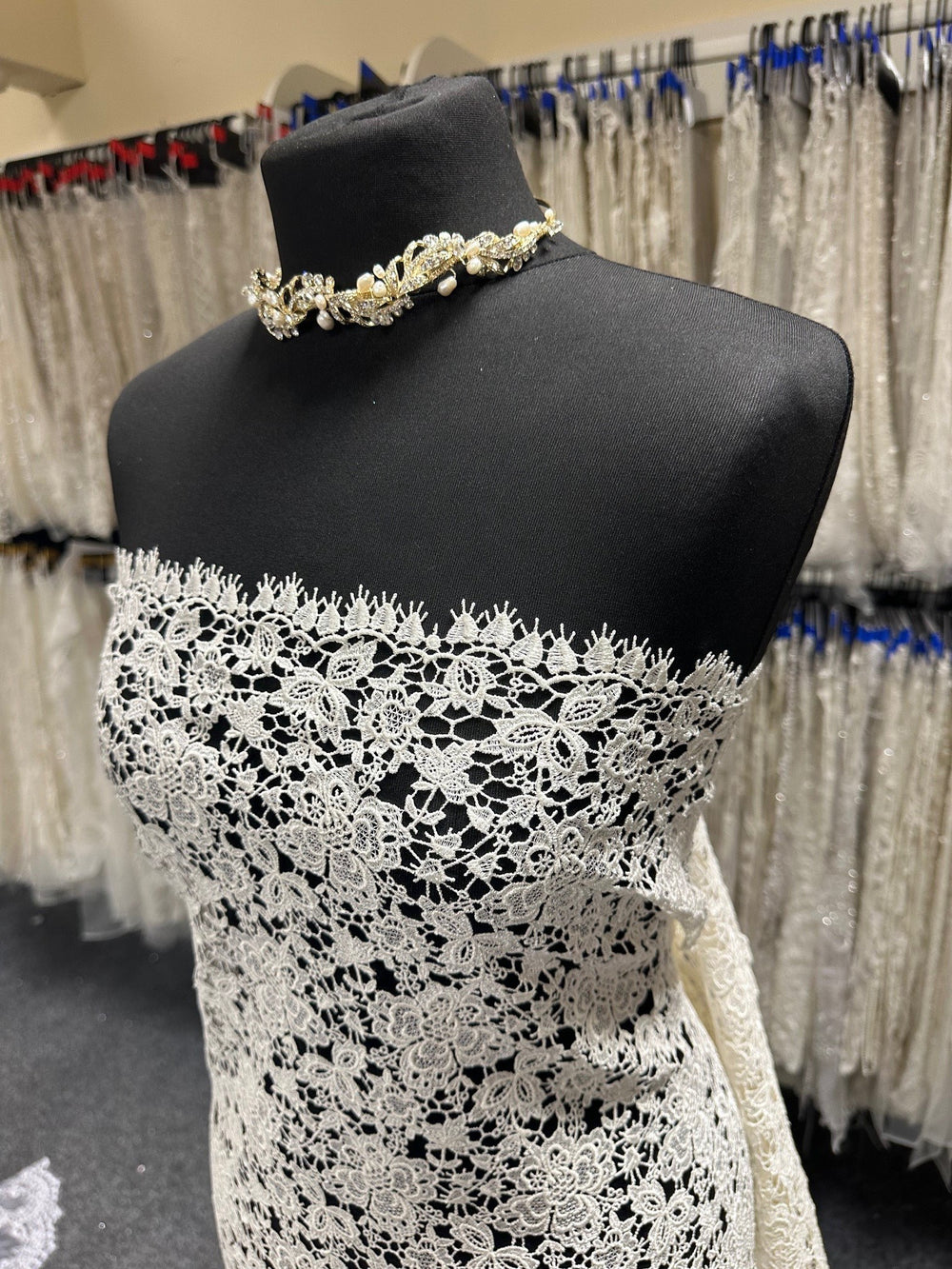 Ivory Guipure Lace Nadia Cf