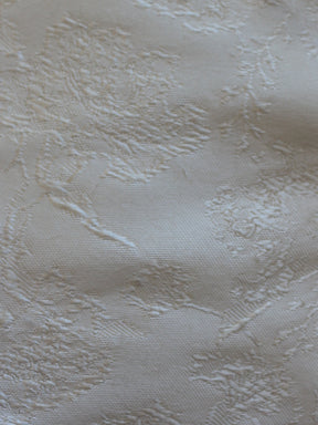 Ivory Jacquard Brocade - Cornwall