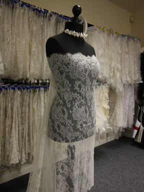 Ivory Chantilly Lace - Emerson