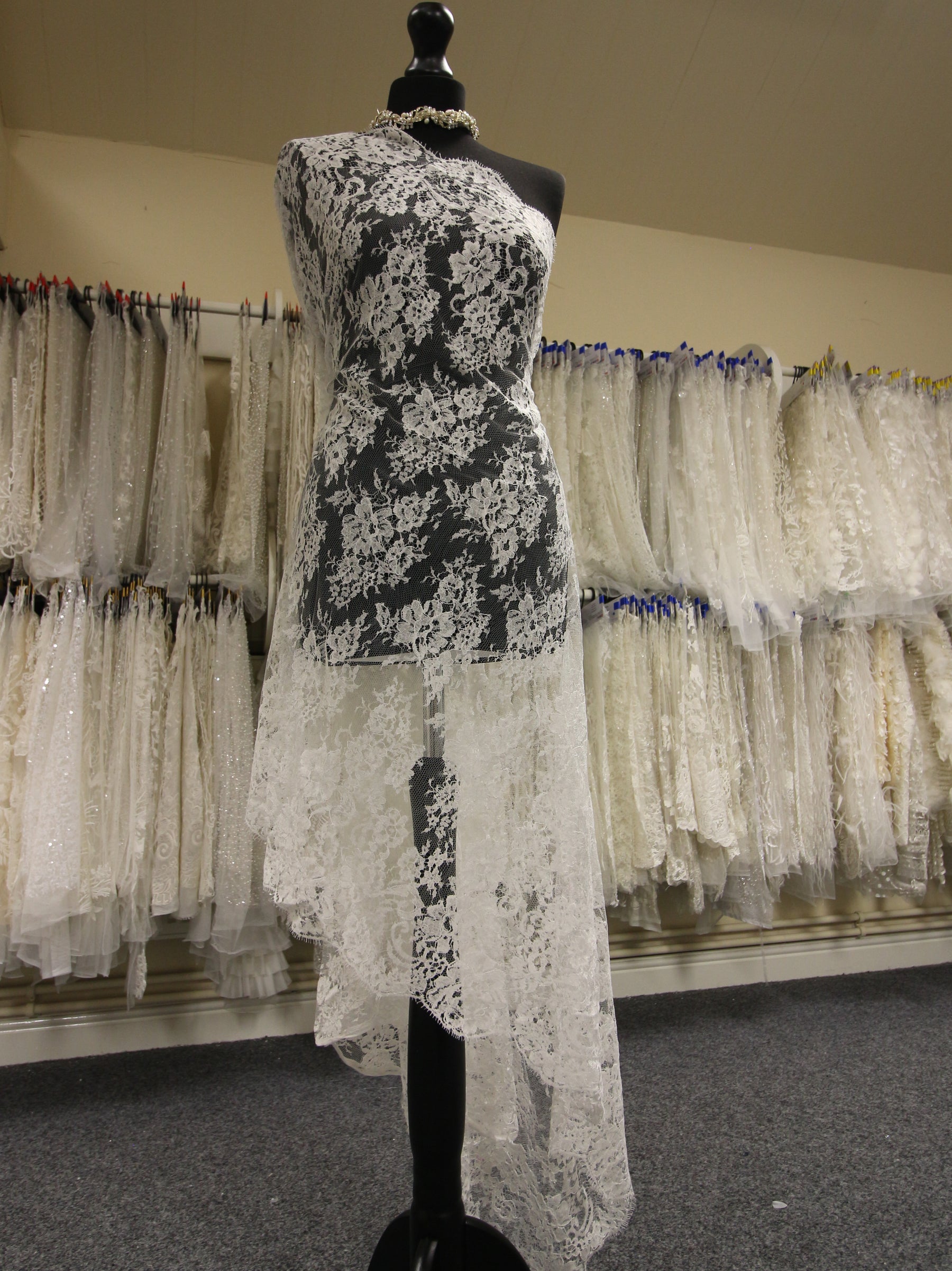 Ivory Chantilly Lace - Serenity Ivory Chantilly Lace - Serenity