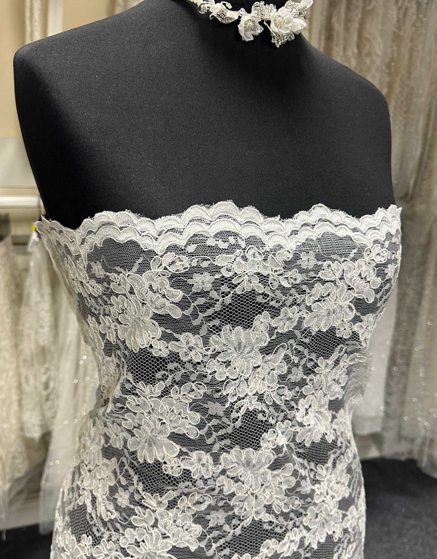 Ivory Corded Wedding Lace - Audrey