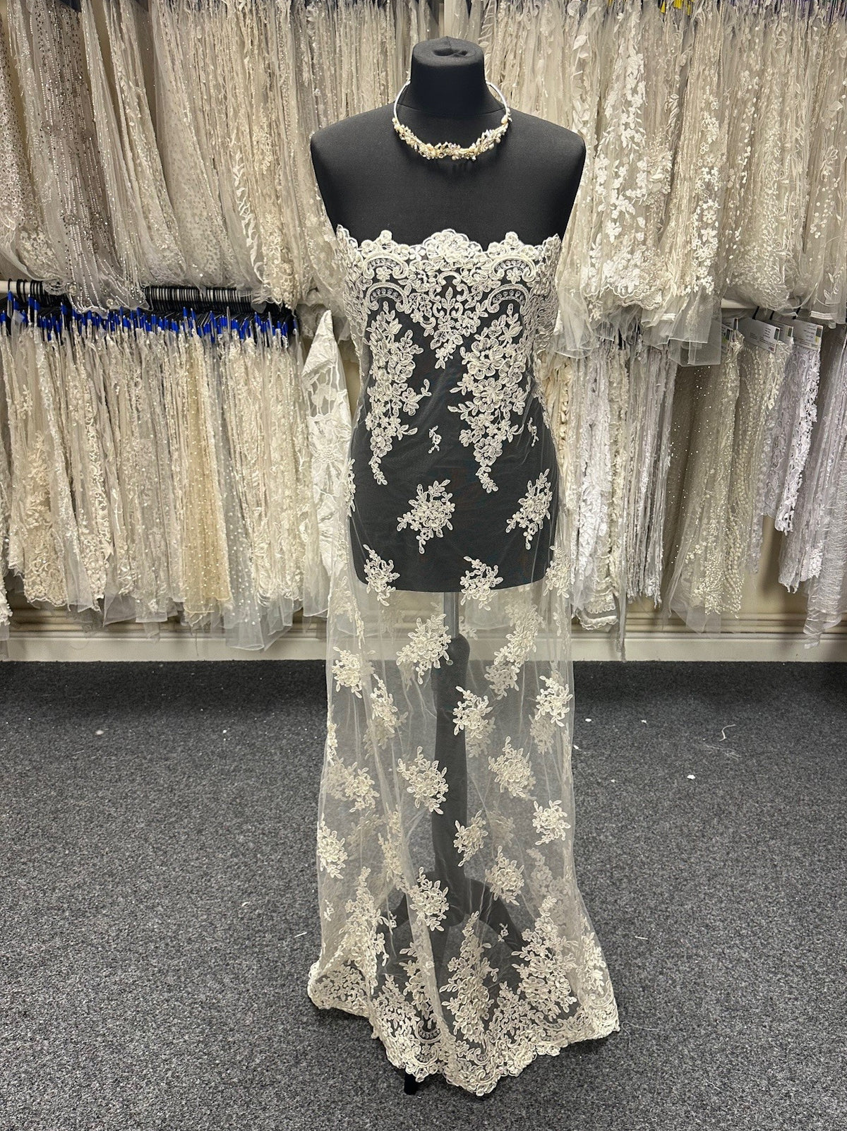 Ivory Corded Lace - Belinda