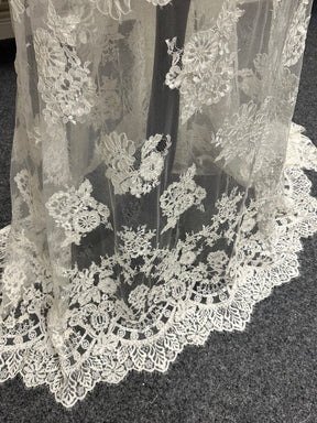 Discounted Ivory Corded Lace - Georgina