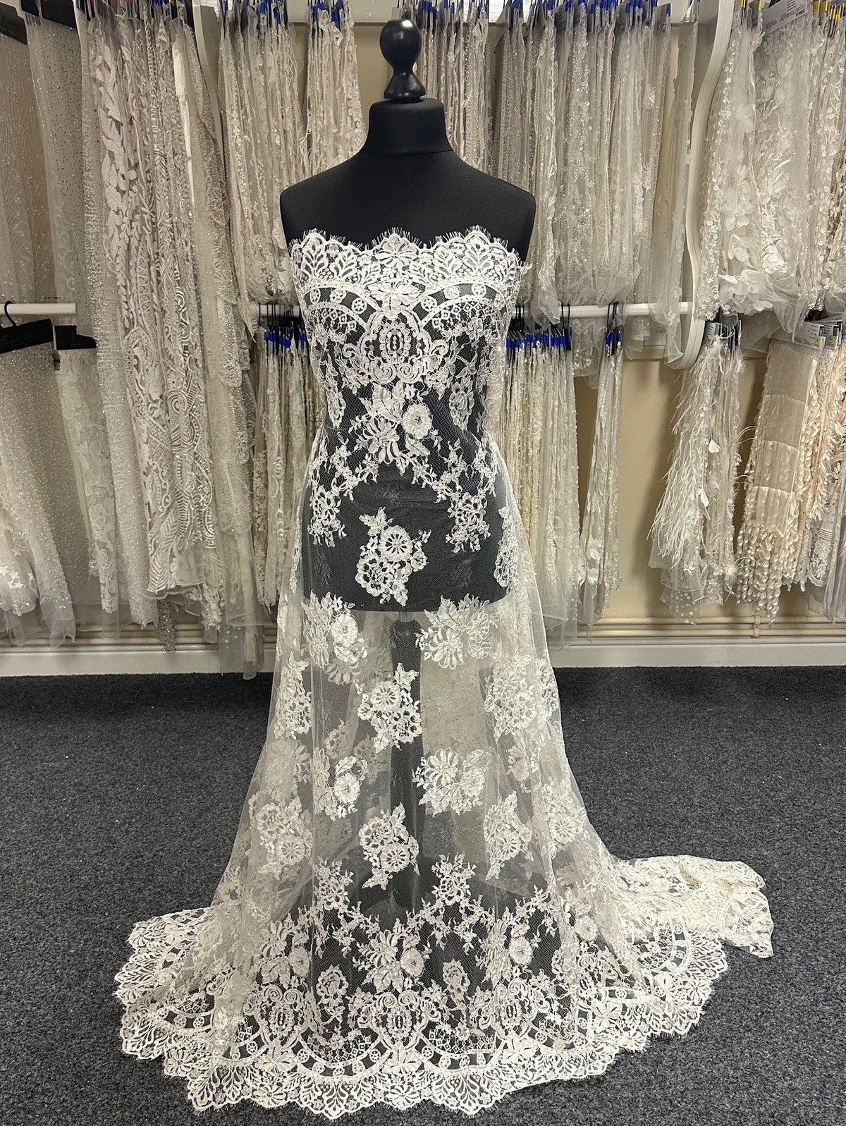 Ivory Corded Lace - Georgina