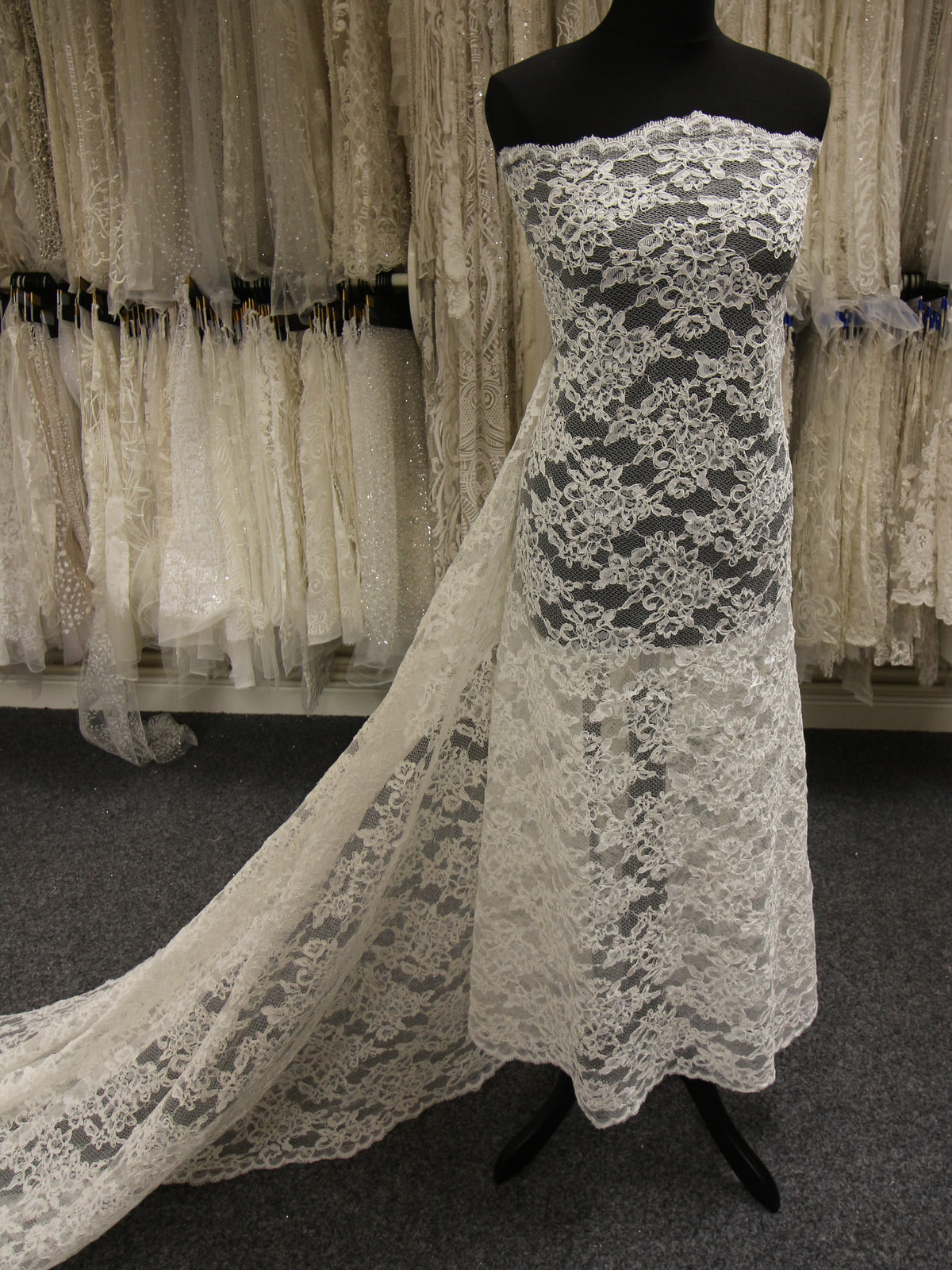 Ivory Corded Lace - Leah