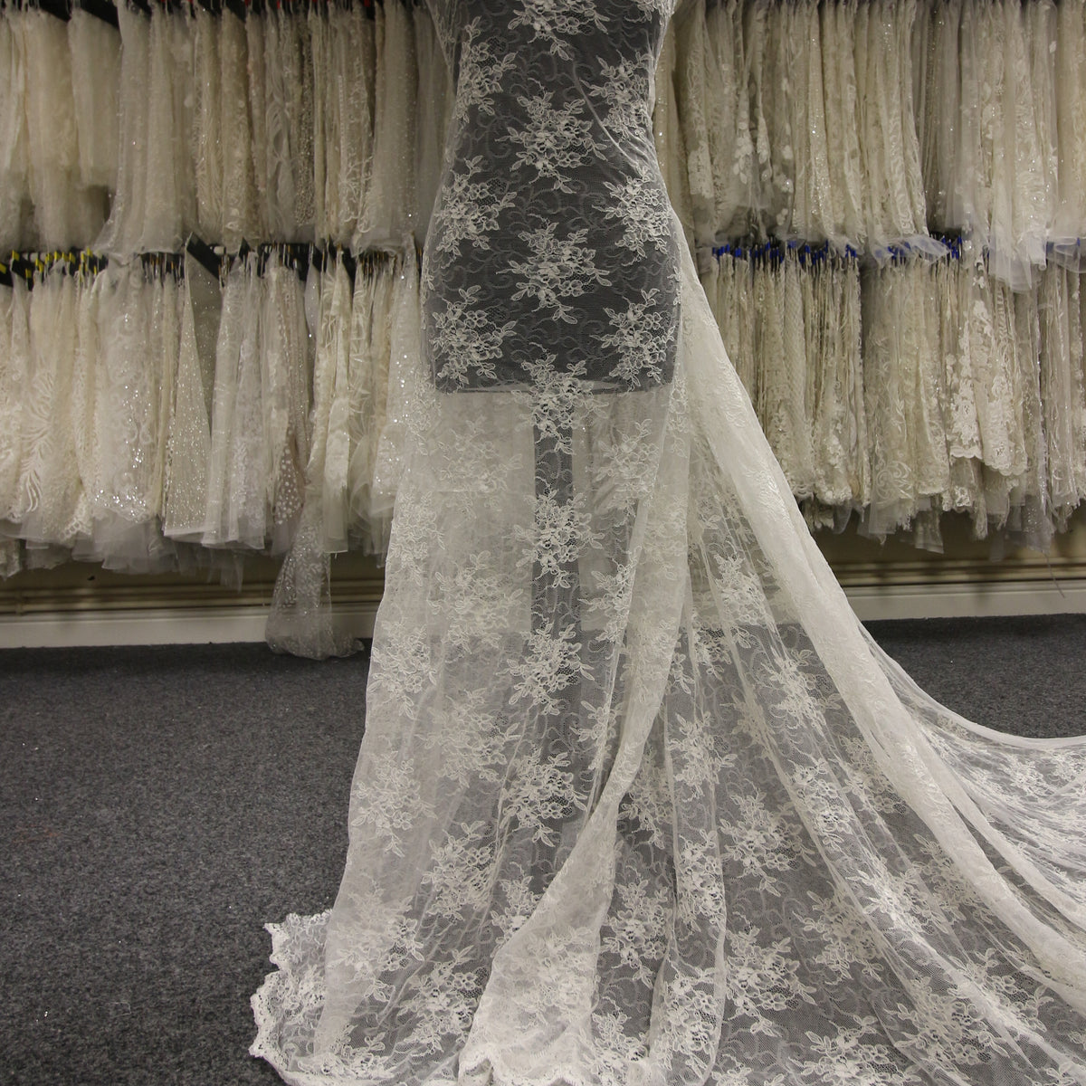 Torrens // delicate all ivory lace with the option of the long