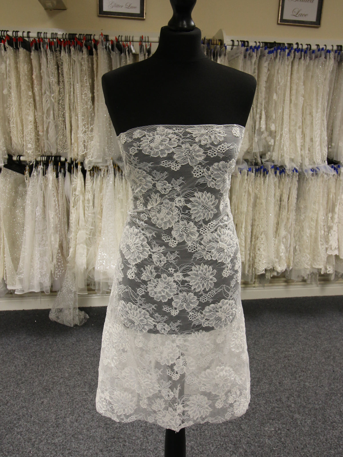 Ivory Corded Lace - Nadia