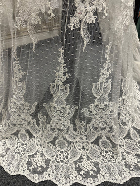 Ivory Corded Lace – Natalie