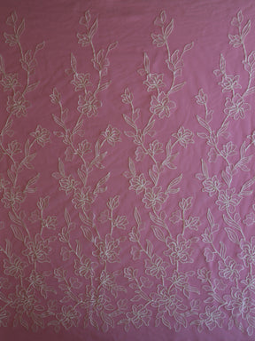 Ivory Embroidered Bridal Lace - Parker
