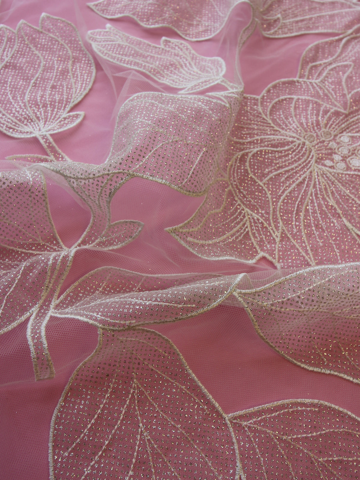 Ivory Embroidered Lace - Savon
