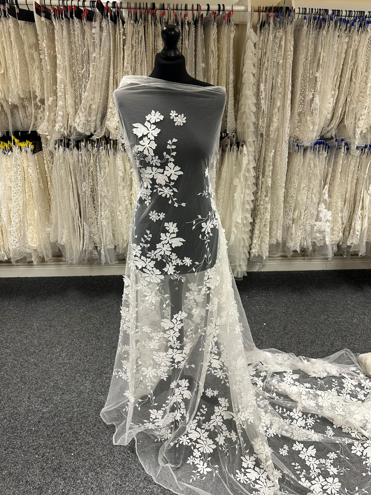 Ivory 3D Bridal Lace - Kiki