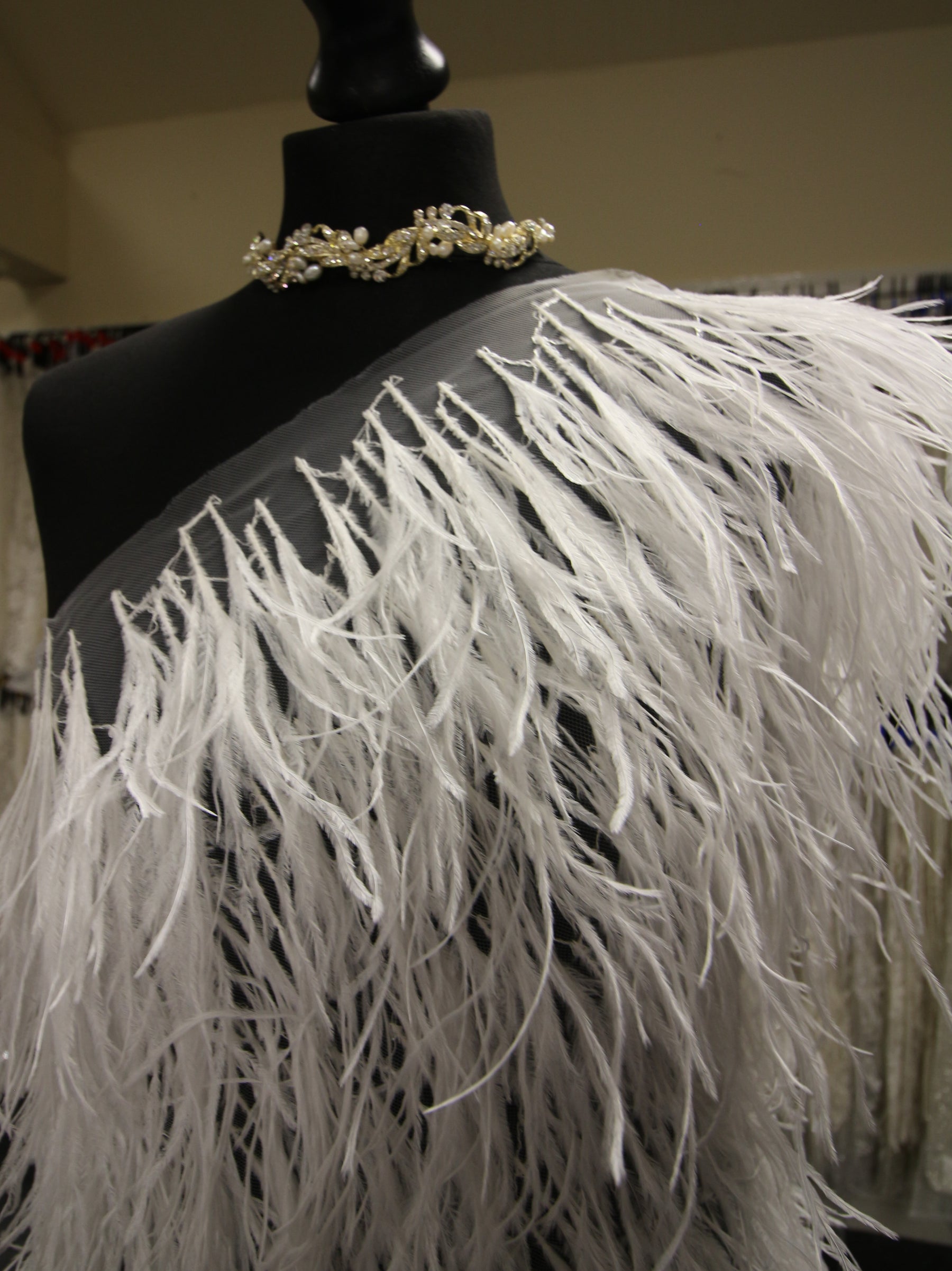 Ivory Feather Tulle - Lynch