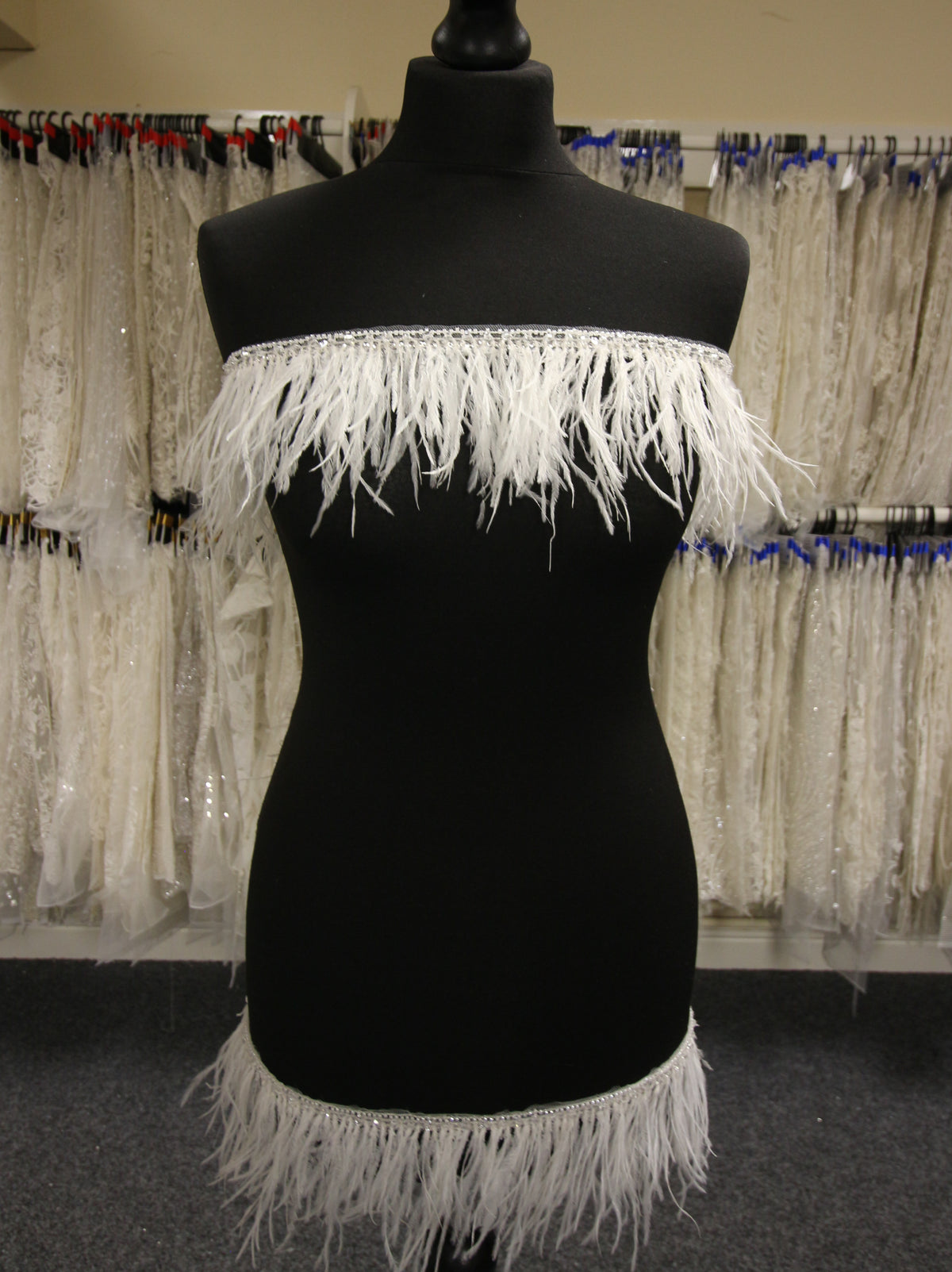 Feather Dress Trim - Asteria