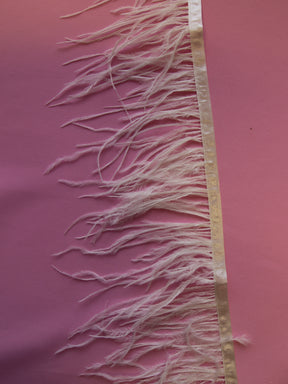 Ivory Feather Trim - Plume