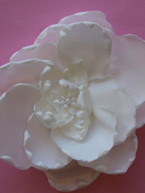 Ivory Flower Applique - Bloom