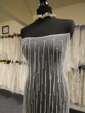 Ivory Beaded Lace - Astaire