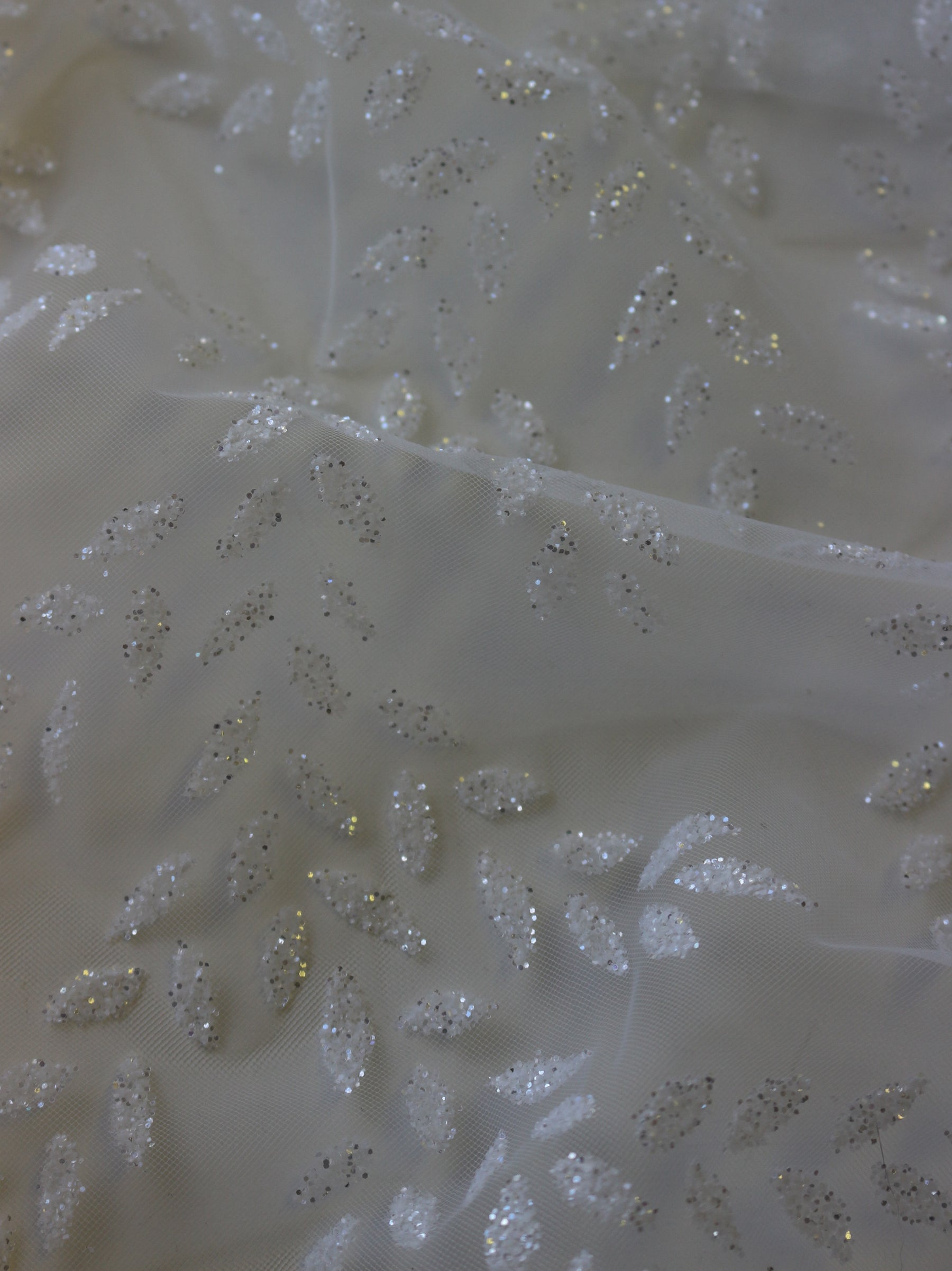 Ivory Glitter Lace (300cm/118") - Balsinde