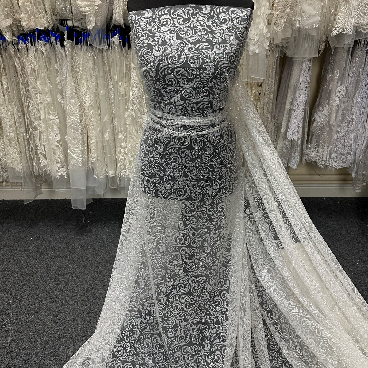Ivory Glitter Tulle Captivation Ivory Glitter Tulle Captivation