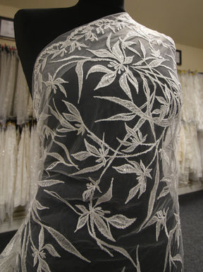 Ivory Embroidered Lace - Dacio