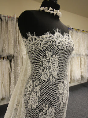Ivory Beaded Lace - Dagmar