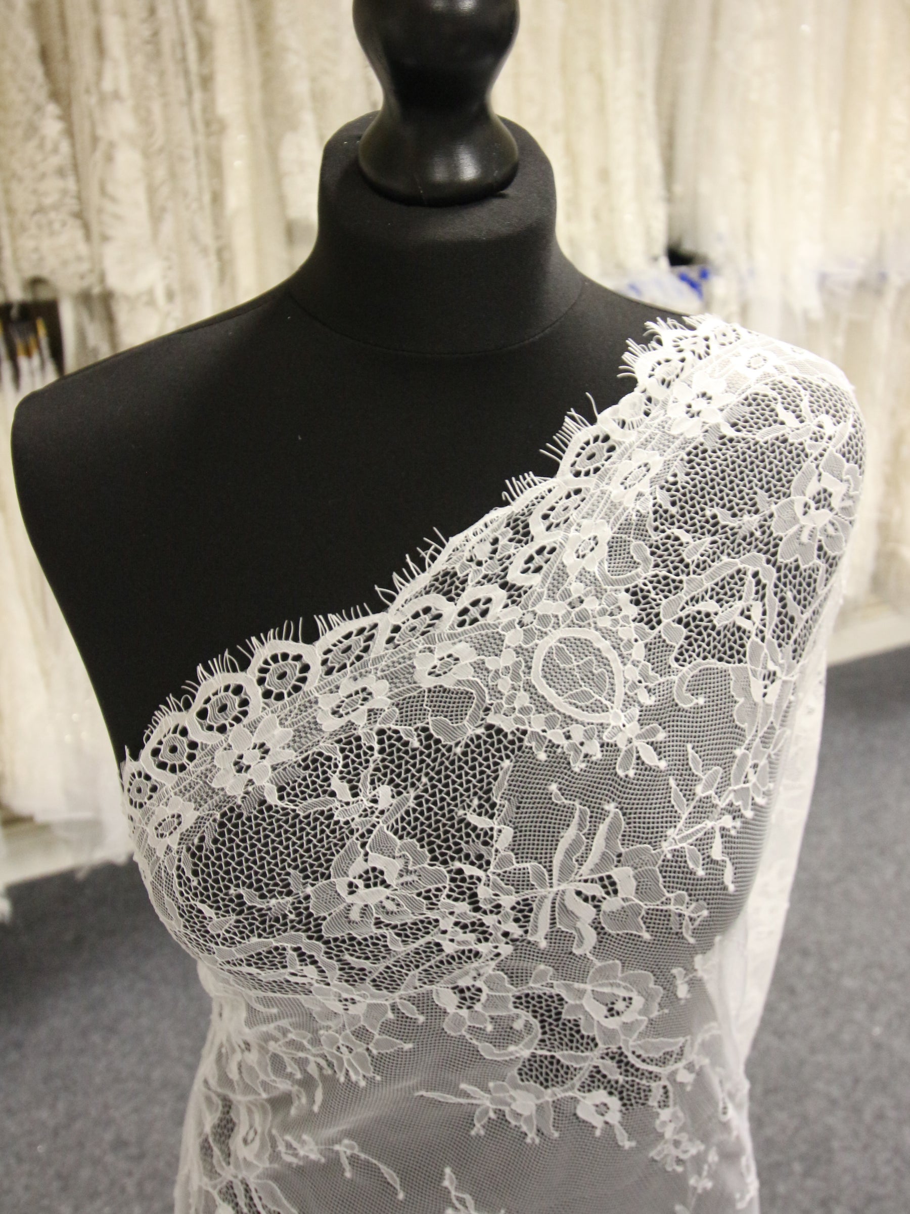 Ivory Lightweight Floral Lace - Iona