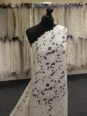 Ivory Embroidered Lace - Juniper