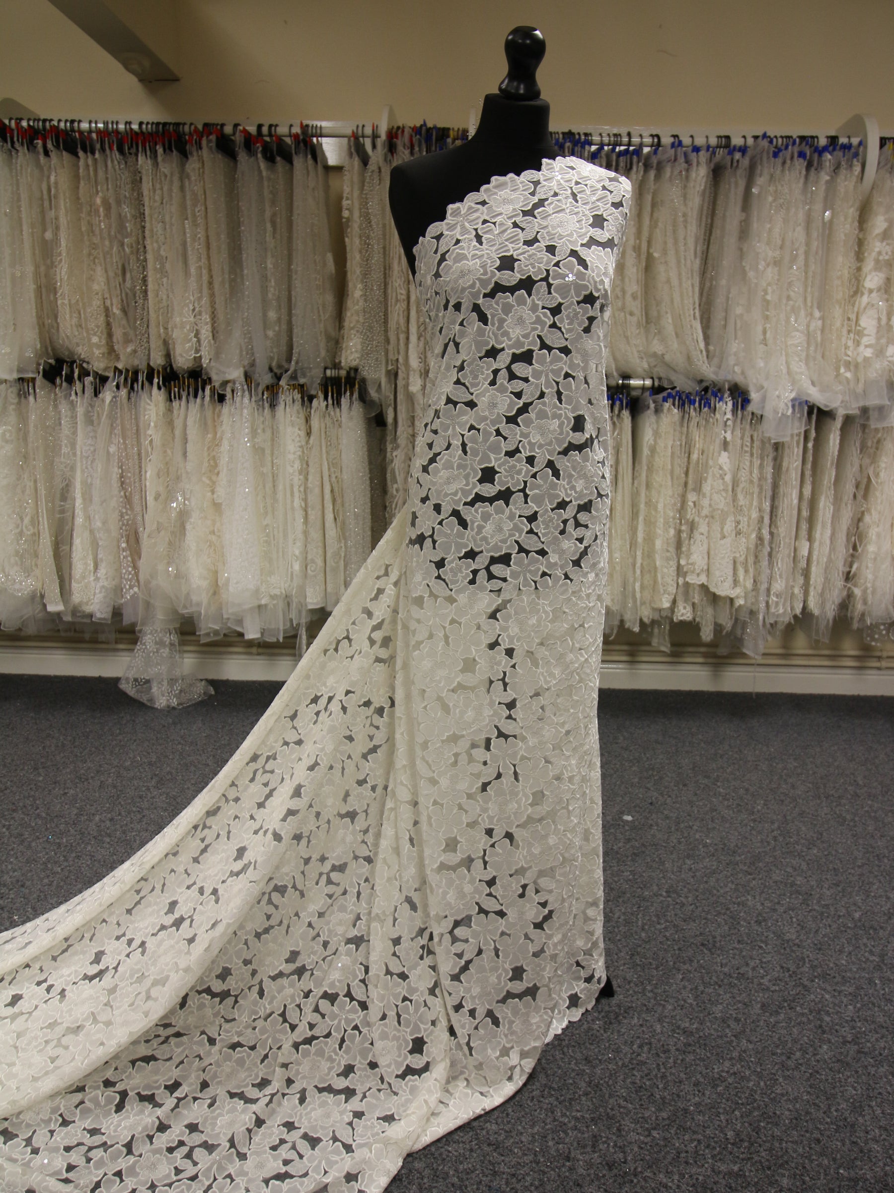 Ivory Embroidered Lace - Juniper