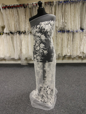 Ivory 3D Bridal Lace - Lacey