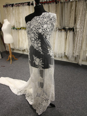 Ivory Corded Lace - Libby