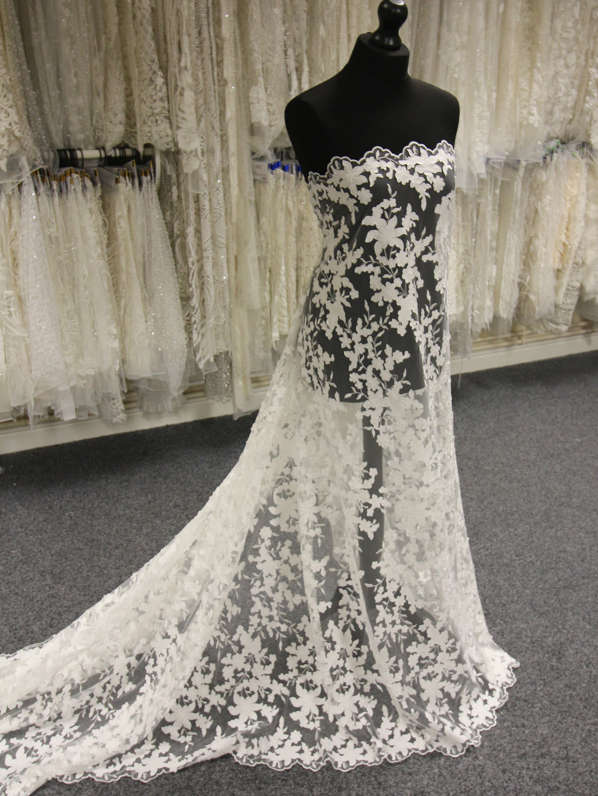 Ivory Laser Lace - Nasrin