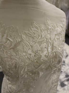 Ivory Embroidered Lace - Nicolette