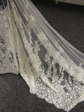 Ivory Embroidered Lace - Rhia