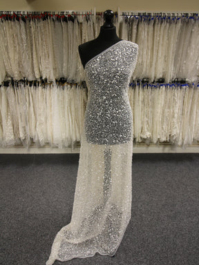 Ivory Sequin Lace - Thelma