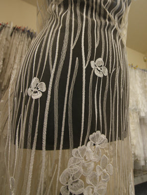 Ivory Embroidered Lace - Zeenat