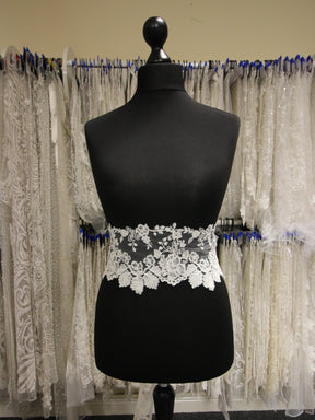 Ivory Corded Lace Trim