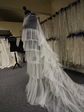 Ivory Pleated Tulle - Layers