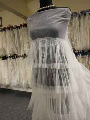 Ivory Pleated Tulle - Layers