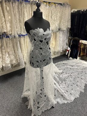 Ivory Organza Lace - Jerza