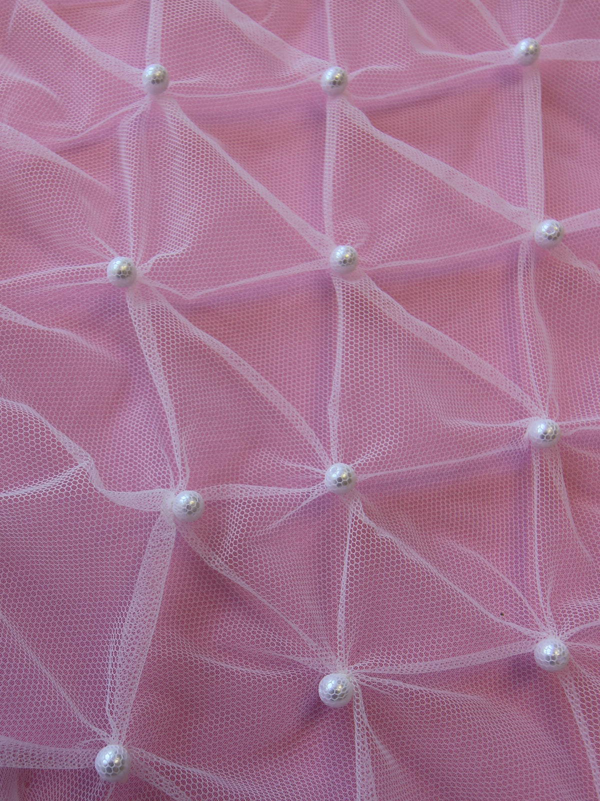 Ivory Embellished Tulle - Layten