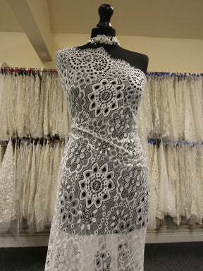 Ivory Raschel Lace - Wilona